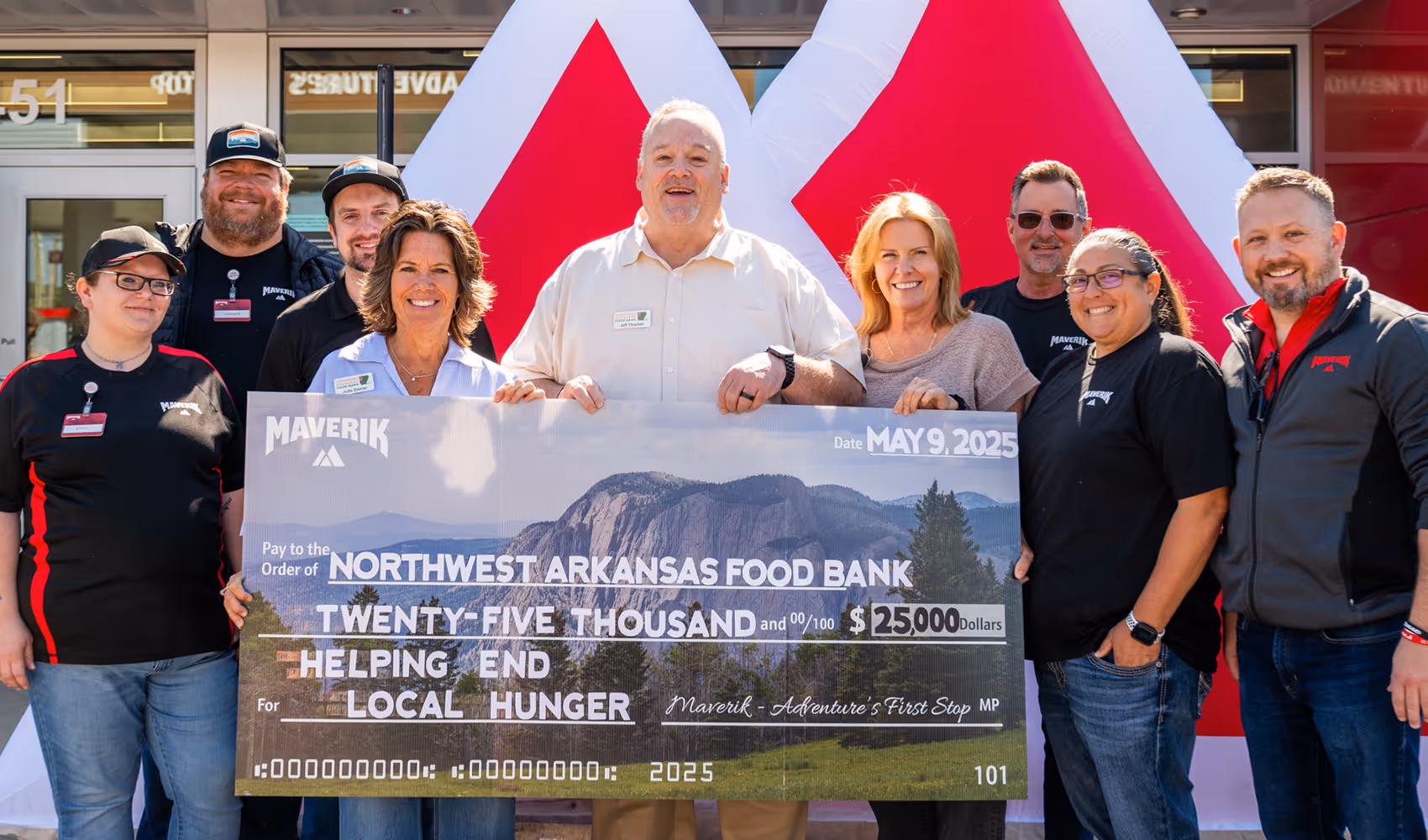 Maverik Celebrates Northwest Arkansas Rebrands with Springdale Grand Opening, $25K Community Donation