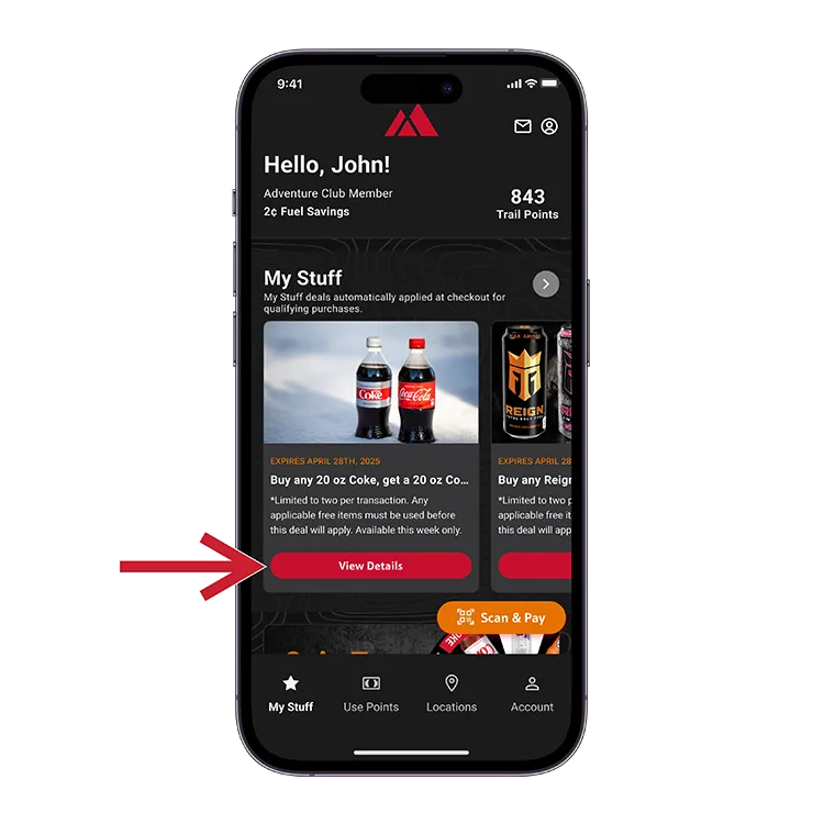 Pay With Trail Points