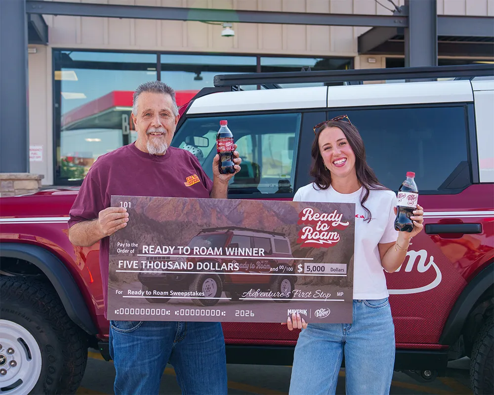 Garey, Ready to Roam Sweepstakes Winner - 2026