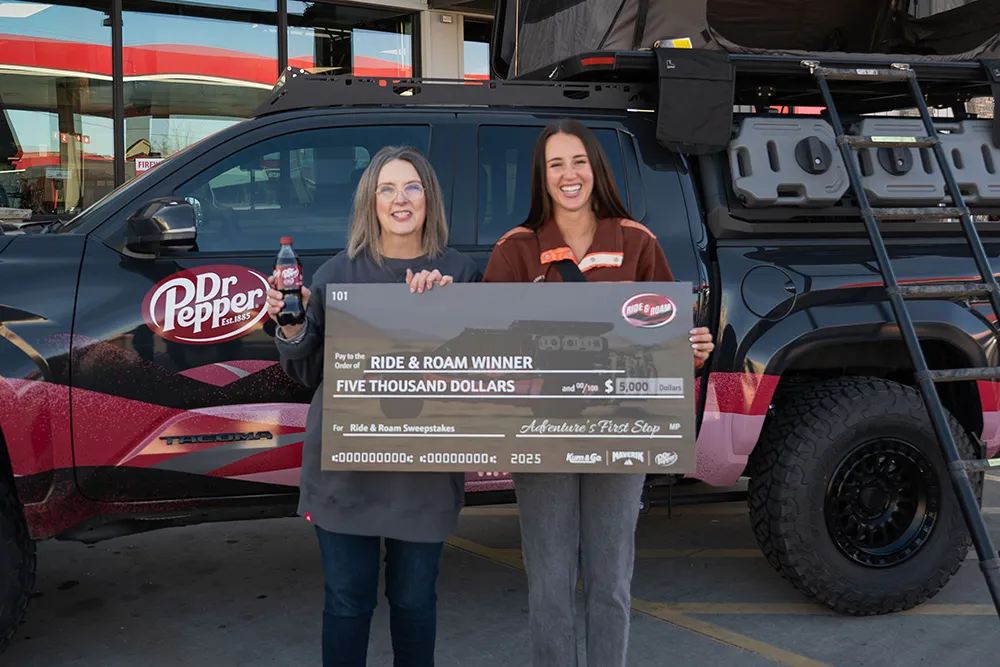 Kayla, Dr Pepper Ride and Roam Sweepstakes Winner - 2025