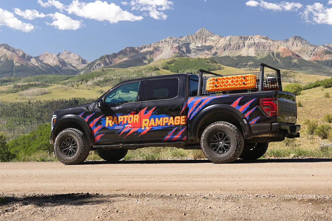 Raptor Rampage prize vehicle exterior